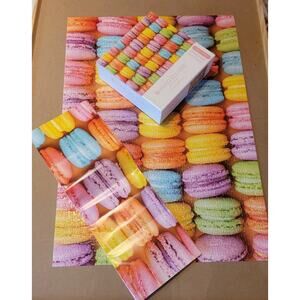 "Shining Colors" Macarons 1000 Piece Jigsaw Puzzle by AnaZar Poster included
